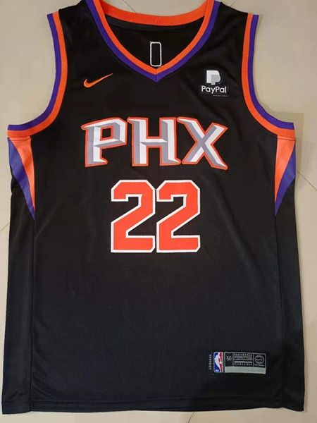 20/21 Phoenix Suns Black #22 AYTON Basketball Jersey (Stitched)