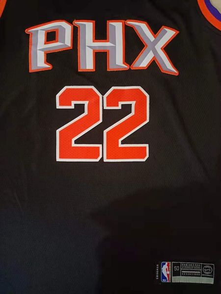 20/21 Phoenix Suns Black #22 AYTON Basketball Jersey (Stitched)