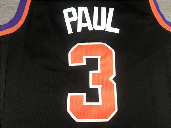 20/21 Phoenix Suns Black #3 PAUL Basketball Jersey (Stitched)