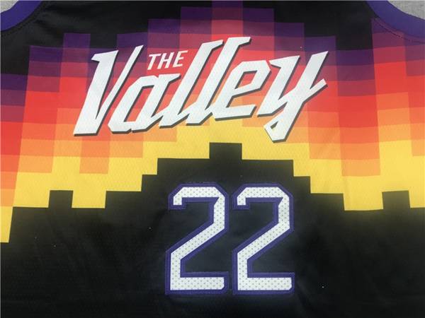 20/21 Phoenix Suns Black #22 AYTON City Basketball Jersey (Stitched)