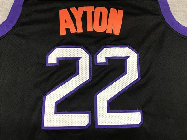 20/21 Phoenix Suns Black #22 AYTON City Basketball Jersey (Stitched)