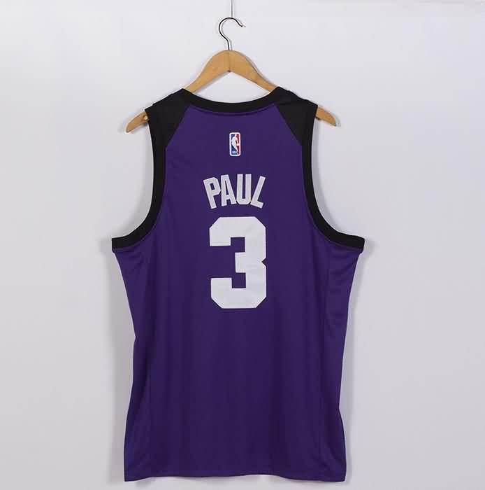 Phoenix Suns 20/21 Purple #3 PAUL Basketball Jersey 02 (Stitched)
