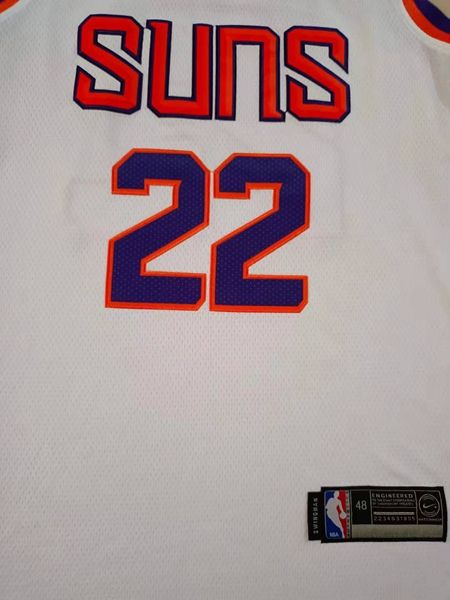 20/21 Phoenix Suns White #22 AYTON Basketball Jersey (Stitched)