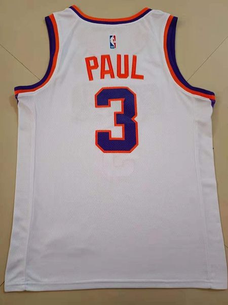 20/21 Phoenix Suns White #3 PAUL Basketball Jersey (Stitched