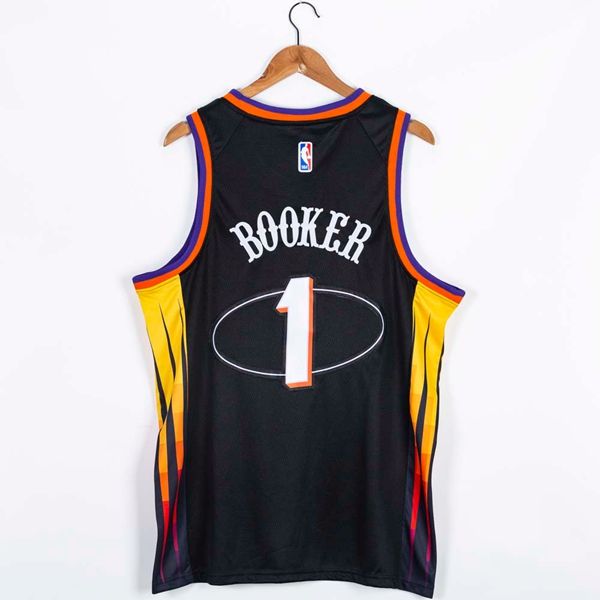 21/22 Phoenix Suns Black #1 BOOKER Basketball Jersey (Stitched)