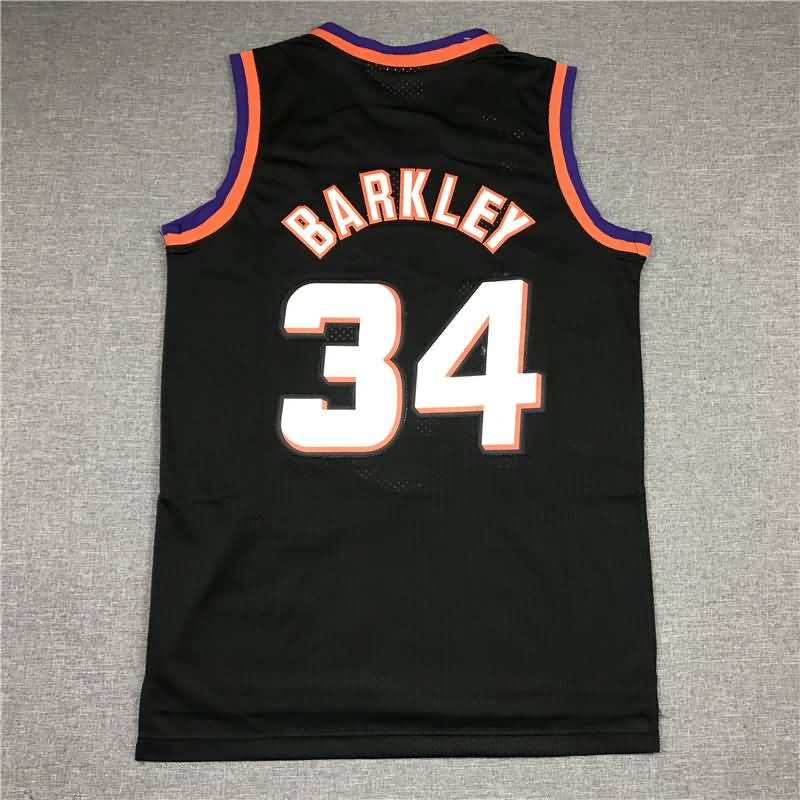 Phoenix Suns 1992/93 Black #34 BARKLEY Classics Basketball Jersey (Stitched)
