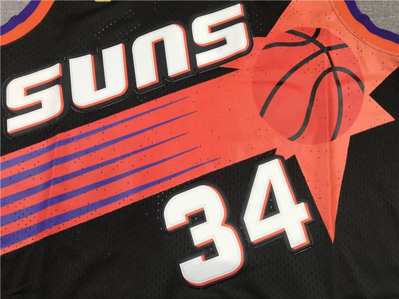 Phoenix Suns 1992/93 Black #34 BARKLEY Classics Basketball Jersey (Stitched)