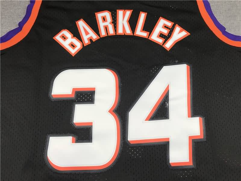 Phoenix Suns 1992/93 Black #34 BARKLEY Classics Basketball Jersey (Stitched)