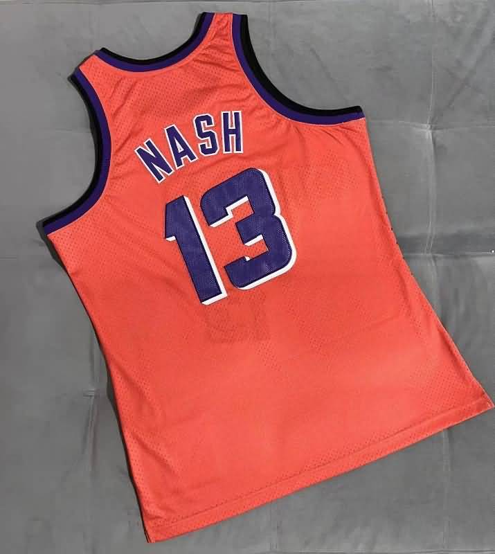 Phoenix Suns 1996/97 Orange #13 NASH Classics Basketball Jersey (Closely Stitched)