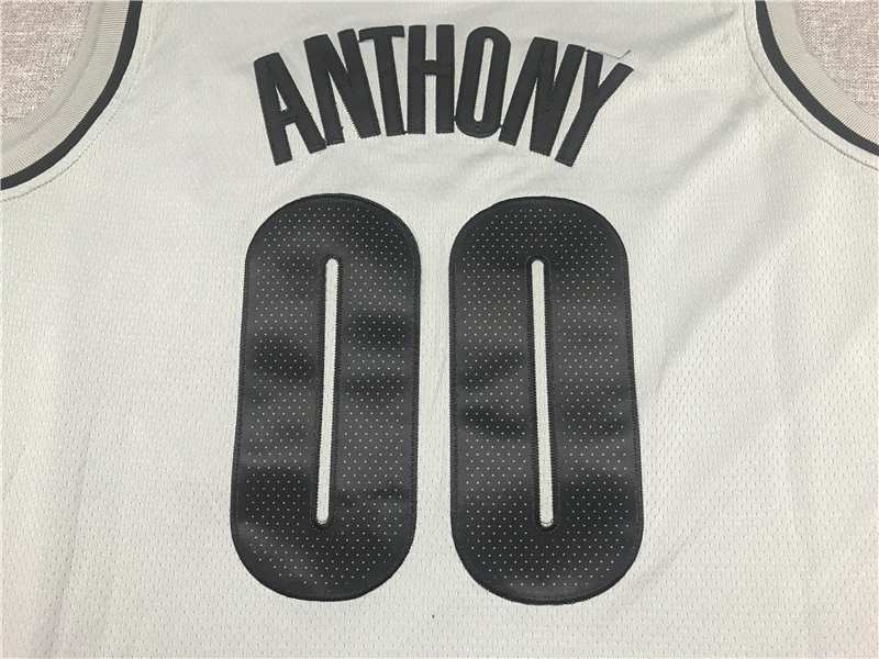 Portland Trail Blazers 20/21 Grey #00 ANTHONY Basketball Jersey (Stitched)