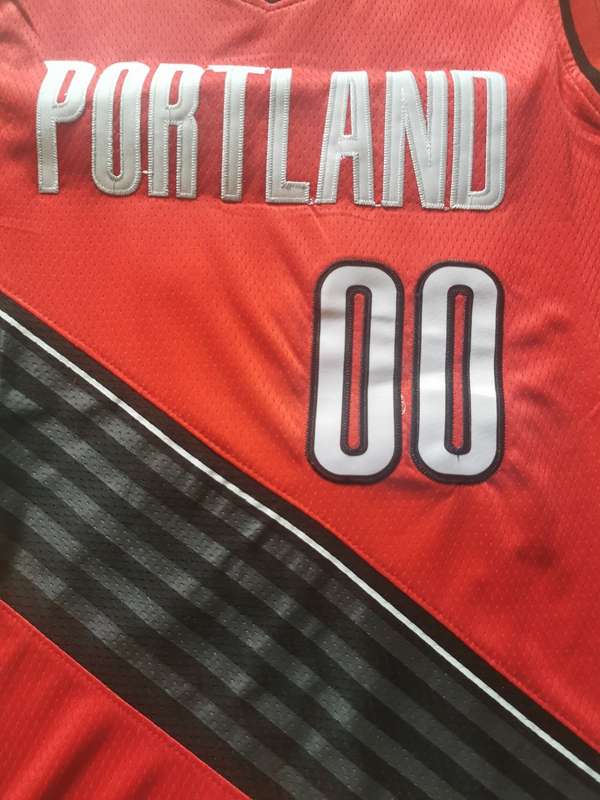Portland Trail Blazers 2020 Red #00 ANTHONY Basketball Jersey (Stitched)