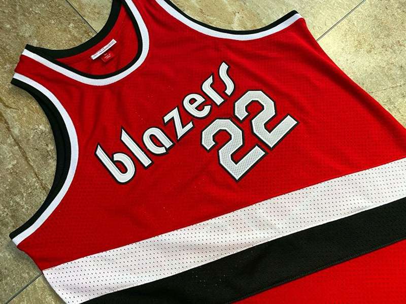 Portland Trail Blazers 1983/84 Red #22 DREXLER Classics Basketball Jersey (Closely Stitched)