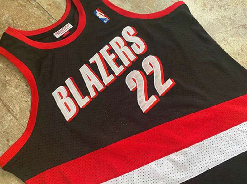 Portland Trail Blazers 1991/92 Black #22 DREXLER Classics Basketball Jersey (Closely Stitched)
