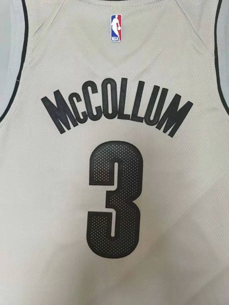 20/21 Portland Trail Blazers Grey #3 MCCOLLUM Basketball Jersey (Stitched)