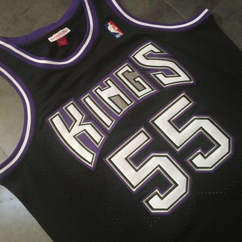 Sacramento Kings 1998/99 Black #55 WILLIAMS Classics Basketball Jersey (Closely Stitched)