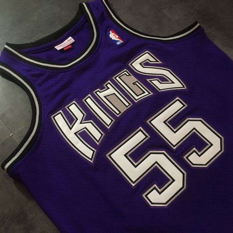 Sacramento Kings 1998/99 Purple #55 WILLIAMS Classics Basketball Jersey (Closely Stitched)