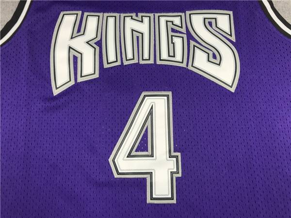 Sacramento Kings 1998/99 Purple #4 WEBBER Classics Basketball Jersey (Stitched)