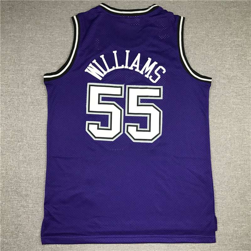 Sacramento Kings 1998/99 Purple #55 WILLIAMS Classics Basketball Jersey (Stitched)