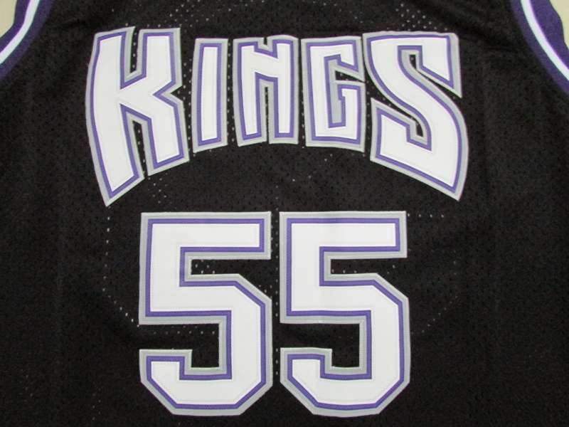 Sacramento Kings Black #55 WILLIAMS Classics Basketball Jersey (Stitched)