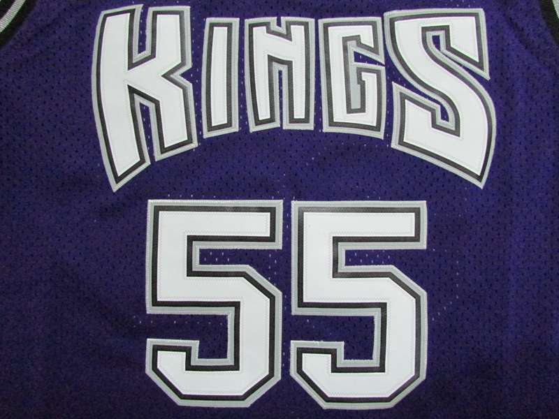 Sacramento Kings Purple #55 WILLIAMS Classics Basketball Jersey (Stitched)