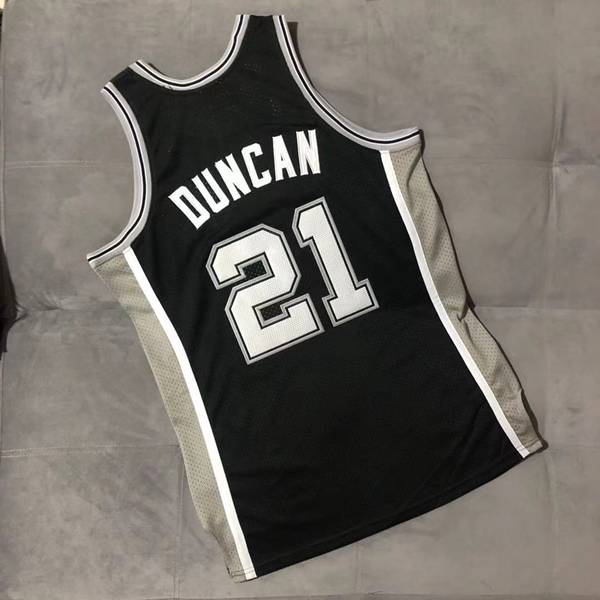 San Antonio Spurs 2001/02 Black #21 DUNCAN Classics Basketball Jersey (Closely Stitched)