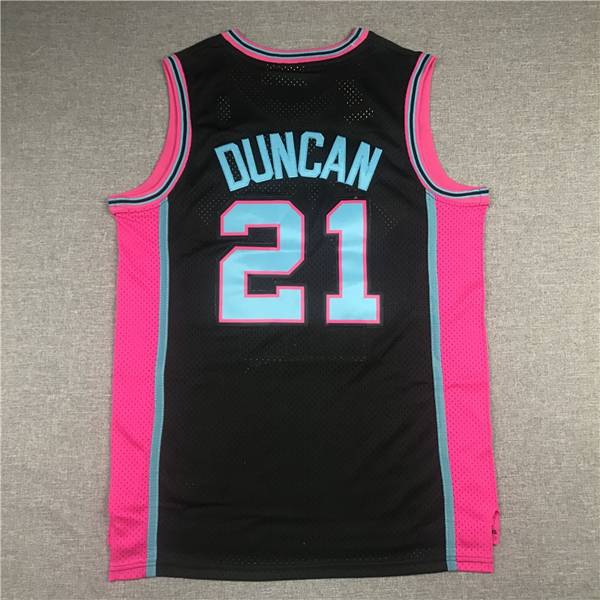 San Antonio Spurs 1998/99 Black #21 DUNCAN Classics Basketball Jersey (Stitched)