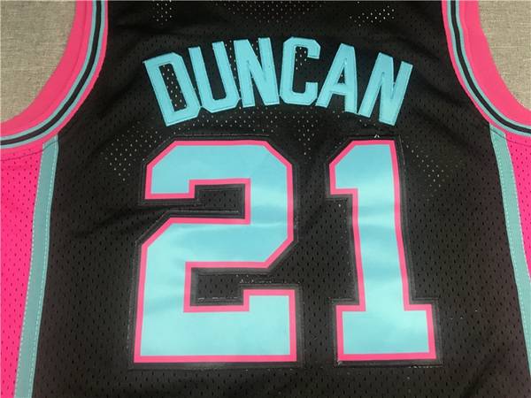 San Antonio Spurs 1998/99 Black #21 DUNCAN Classics Basketball Jersey (Stitched)