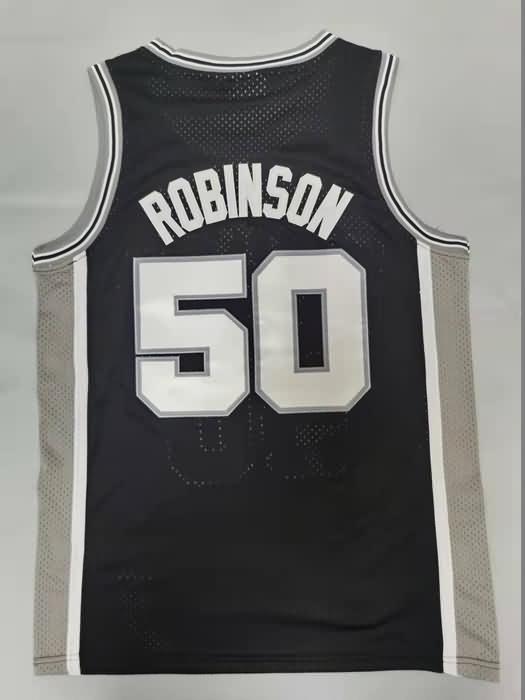 San Antonio Spurs 1998/99 Black #50 ROBINSON Classics Basketball Jersey (Stitched)