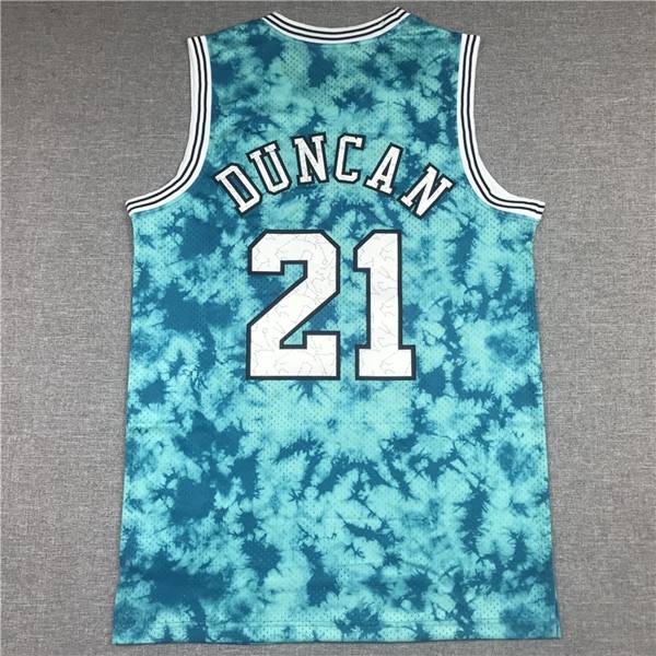 San Antonio Spurs Green #21 DUNCAN Classics Basketball Jersey (Stitched)