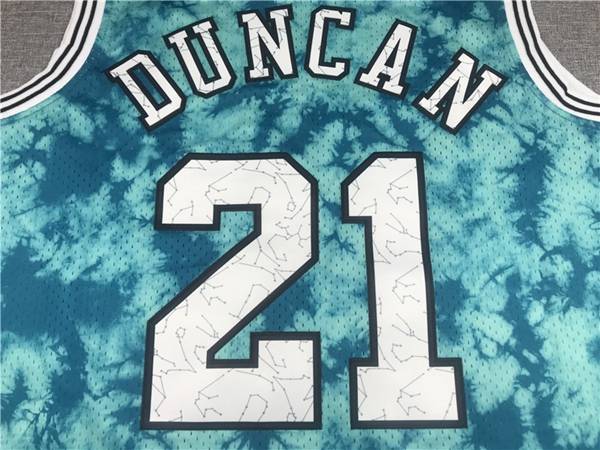 San Antonio Spurs Green #21 DUNCAN Classics Basketball Jersey (Stitched)