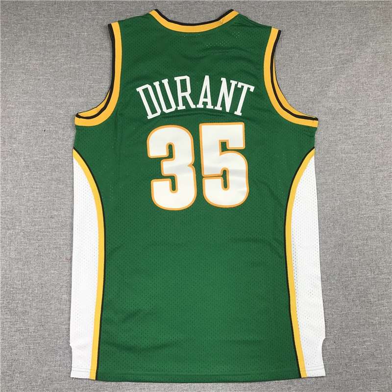 Seattle Sounders 2007/08 Green #35 DURANT Classics Basketball Jersey (Stitched)