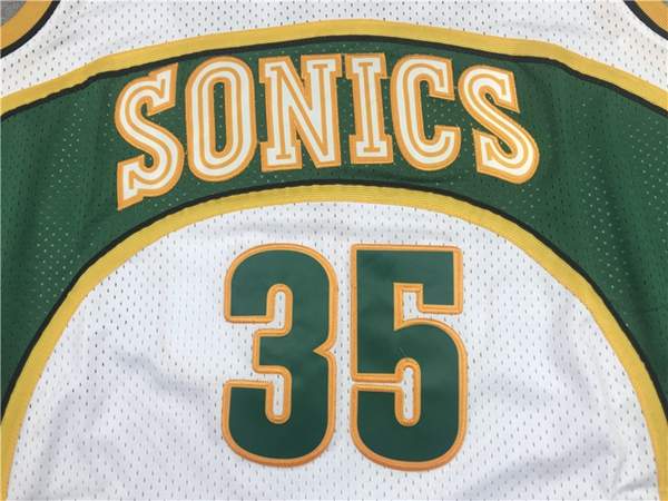 Seattle Sounders 2007/08 White #35 DURANT Classics Basketball Jersey (Stitched)