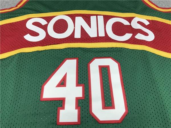 Seattle Sounders 1994/95 Green #40 KEMP Classics Basketball Jersey (Stitched)