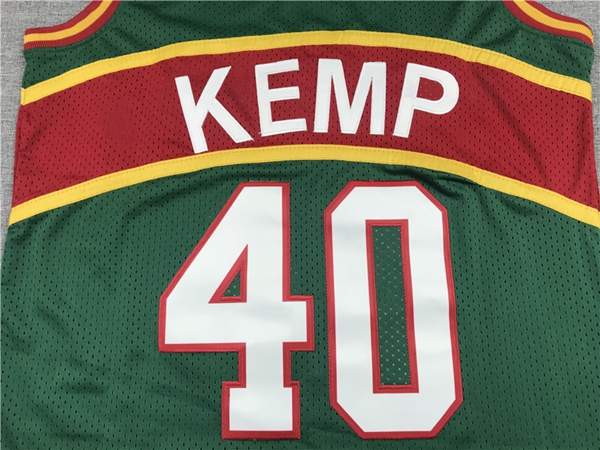 Seattle Sounders 1994/95 Green #40 KEMP Classics Basketball Jersey (Stitched)