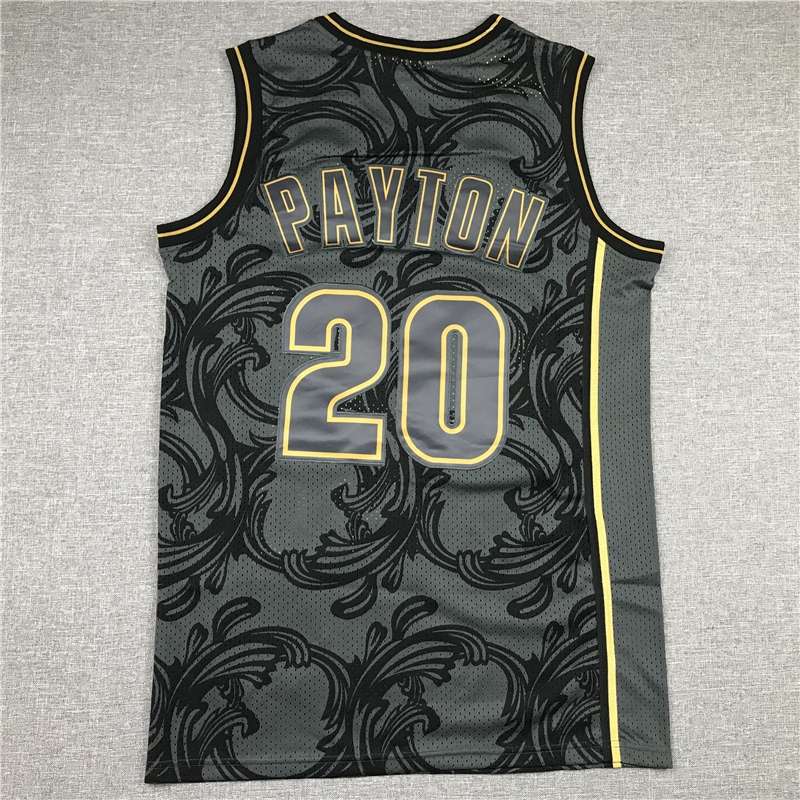 Seattle Sounders 1995/96 Black #20 PAYTON Classics Basketball Jersey (Stitched)