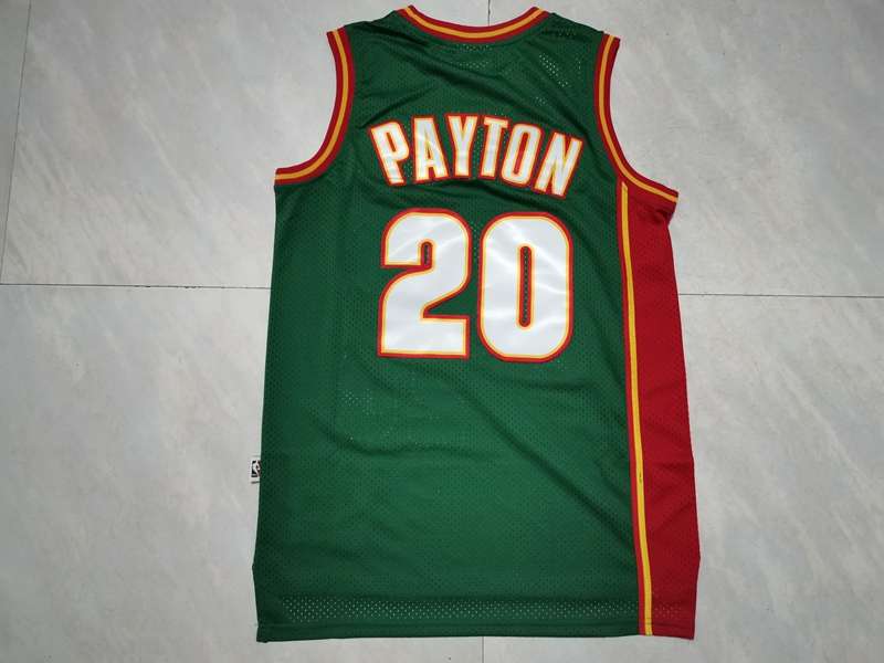 Seattle Sounders 1995/96 Green #20 PAYTON Classics Basketball Jersey (Stitched)
