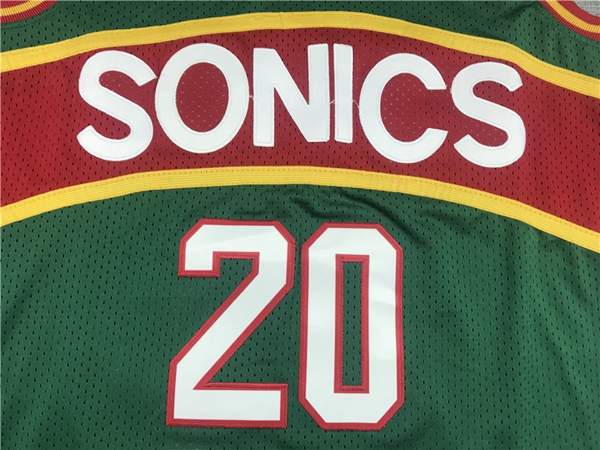 Seattle Sounders 1995/96 Green #20 PAYTON Classics Basketball Jersey 02 (Stitched)