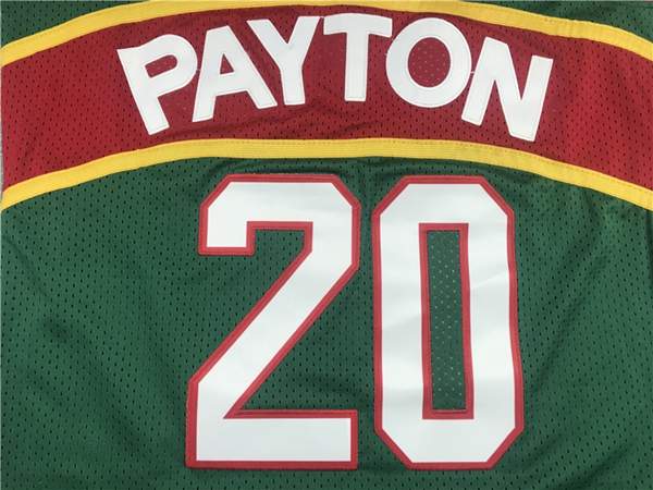 Seattle Sounders 1995/96 Green #20 PAYTON Classics Basketball Jersey 02 (Stitched)