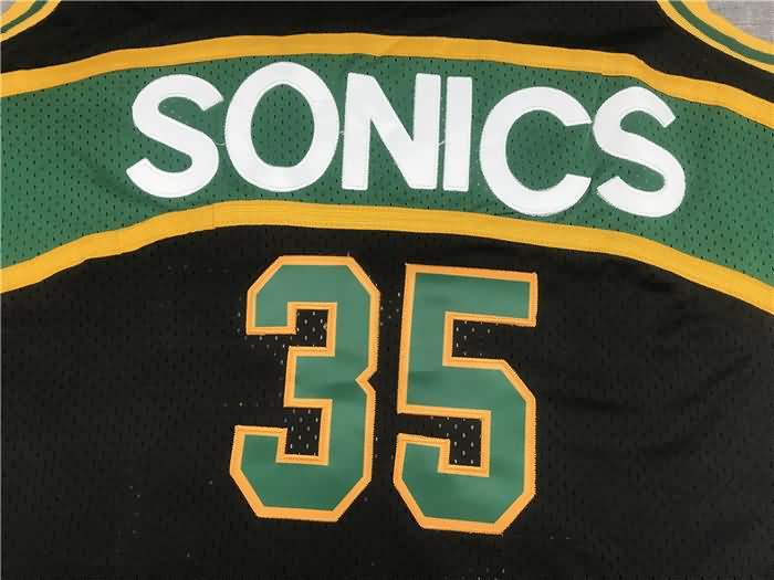 Seattle Sounders 2007/08 Black #35 DURANT Classics Basketball Jersey (Stitched)