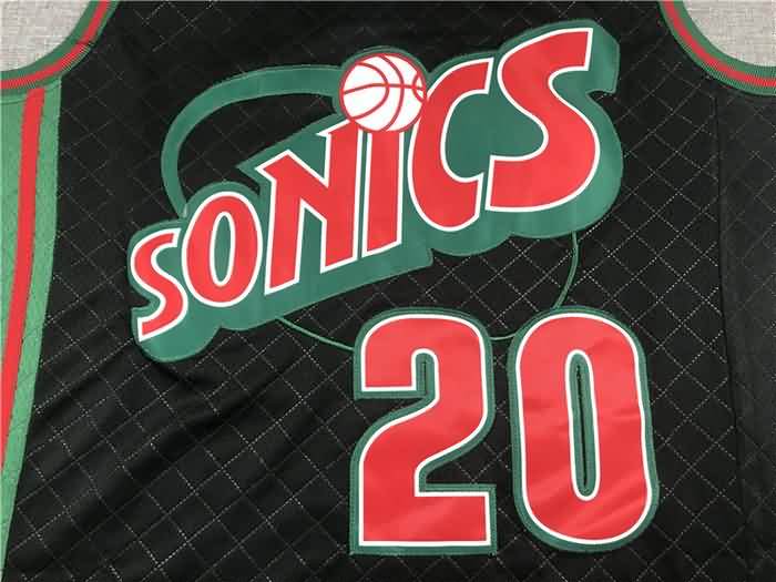 Seattle Sounders 1995/96 Black #20 PAYTON Classics Basketball Jersey 03 (Stitched)