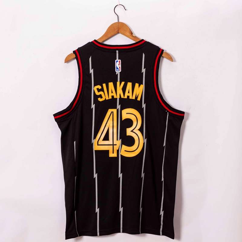 Toronto Raptors 20/21 Black #43 SIAKAM Basketball Jersey (Stitched)