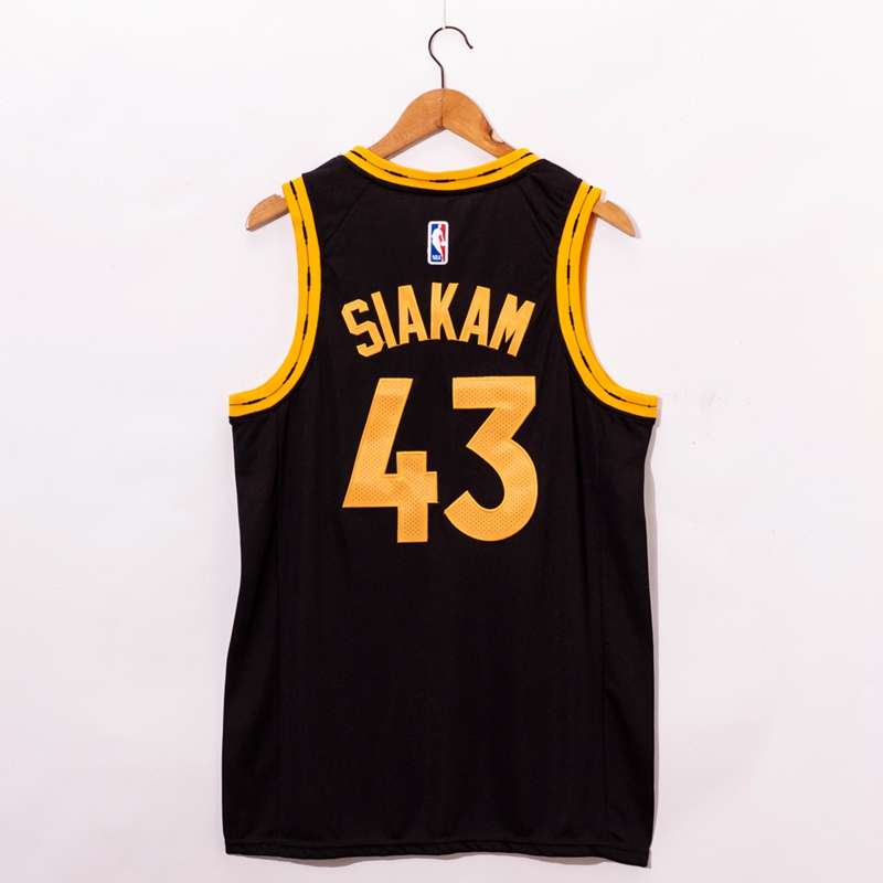 Toronto Raptors 20/21 Black #43 SIAKAM City Basketball Jersey (Stitched)