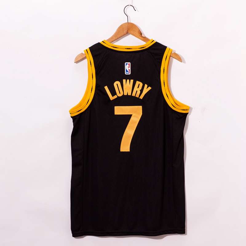 Toronto Raptors 20/21 Black #7 LOWRY City Basketball Jersey (Stitched)