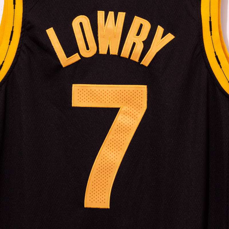 Toronto Raptors 20/21 Black #7 LOWRY City Basketball Jersey (Stitched)