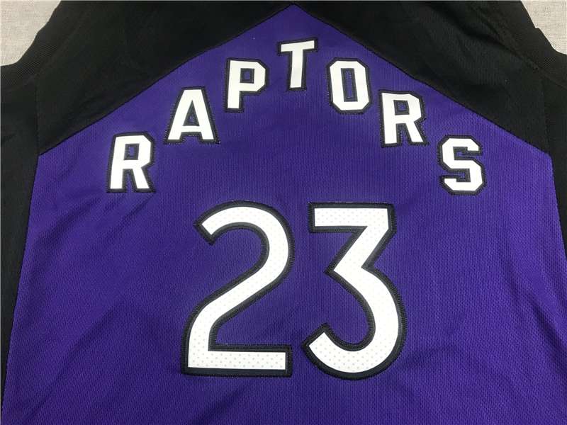 Toronto Raptors 20/21 Purple Black #23 VANVLEET Basketball Jersey (Stitched)