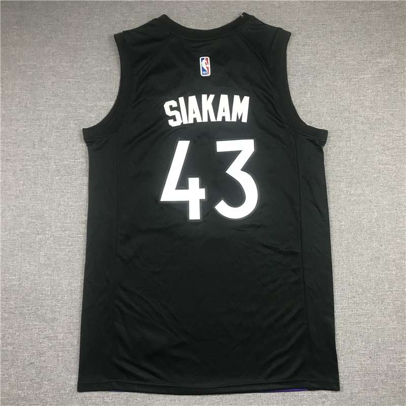 Toronto Raptors 20/21 Purple Black #43 SIAKAM Basketball Jersey (Stitched)