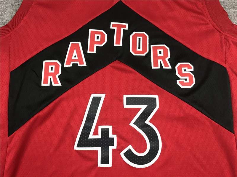 Toronto Raptors 20/21 Red #43 SIAKAM Basketball Jersey (Stitched)