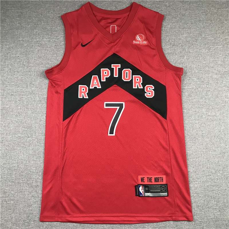 Toronto Raptors 20/21 Red #7 LOWRY Basketball Jersey (Stitched)