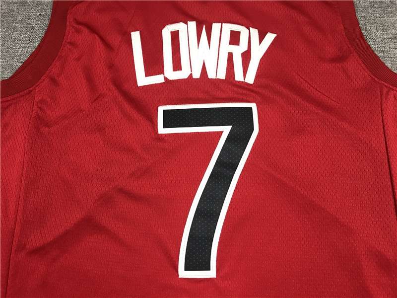 Toronto Raptors 20/21 Red #7 LOWRY Basketball Jersey (Stitched)