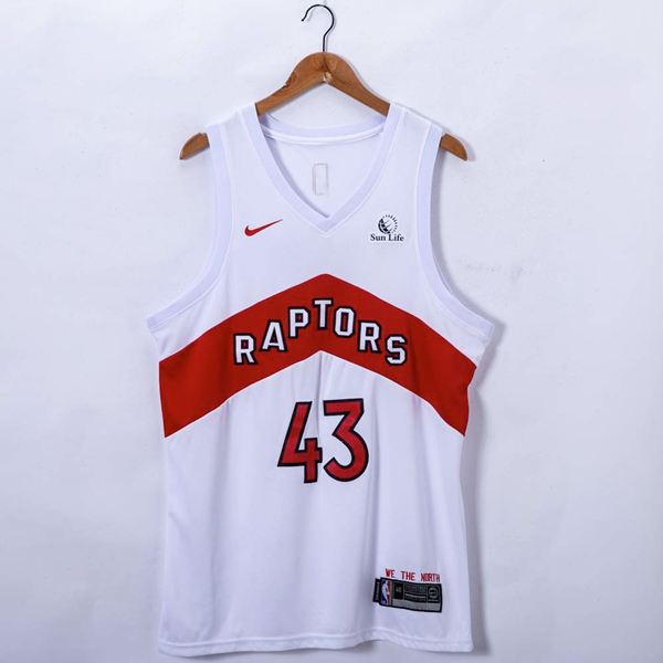 Toronto Raptors 20/21 White #43 SIAKAM Basketball Jersey (Stitched)
